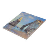 クロード・モネ//エレットの崖 タイル (側面)