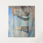 クロード・モネ – エレットの崖 タペストリー (正面)