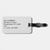 クロード・モネ – エレットの崖 ラゲッジタグ (裏面横)