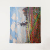 クロード・モネ – オランダのチューリップ畑 タペストリー (正面)