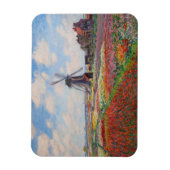 クロード・モネ – オランダのチューリップ畑 マグネット (縦)