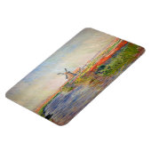 クロード・モネ – オランダのチューリップ畑 マグネット (左側)