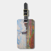 クロード・モネ – オランダのチューリップ畑 ラゲッジタグ (正面縦)