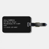 クロード・モネ – オランダのチューリップ畑 ラゲッジタグ (裏面横)