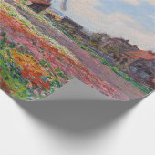 クロード・モネ – オランダのチューリップ畑 ラッピングペーパー (角)