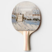 クロード・モネ - カササギ 卓球ラケット (裏面)
