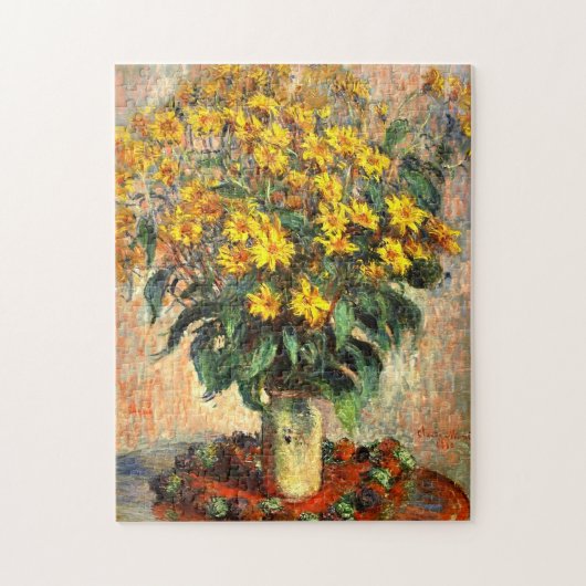 クロード・モネ: キクイモ ジグソーパズル (縦)