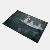 クロード・モネ - ギヴェニーでのノルウェー船 ドアマット (アングル)