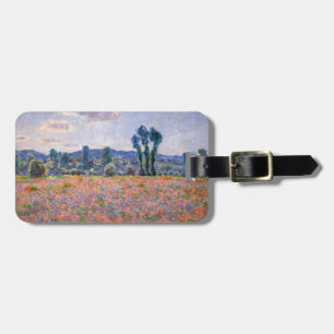 クロード・モネ - ケシの花畑 1890 (ジヴェニー) ラゲッジタグ