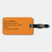 クロード・モネ - ケシの花畑 1890 (ジヴェニー) ラゲッジタグ (裏面横)