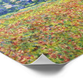 クロード・モネ – ケシ畑，ジヴェルニーの郊外， ポスター (角)