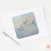 クロード・モネ – サン・ジョルジョ・マッジョーレ教会 スクエアシール (封筒)