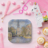 クロード・モネ – ザアンダム近郊のウィンドミルズ ペーパープレート (パーティー)