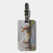 クロード・モネ – ザアンダム近郊のウィンドミルズ ラゲッジタグ (正面縦)