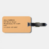 クロード・モネ – ザアンダム近郊のウィンドミルズ ラゲッジタグ (裏面横)