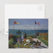 クロード・モネ – ザガーデンアットサイント・アドレスアート ポストカード (正面/裏面)