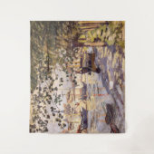 クロード・モネ。ザセーヌアットルーアン タペストリー (正面)