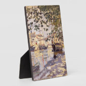 クロード・モネ。ザセーヌアットルーアン フォトプラーク (側面)