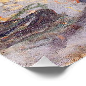 クロード・モネ。ザセーヌアットルーアン ポスター (コーナー)