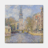 クロード・モネ - ザンダムの風車 マグネット (正面)