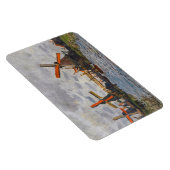 クロード・モネ - ザンダムの風車 マグネット (右側)