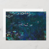 クロード・モネ – ザ・ウォーター・リリー – 緑の反射 (正面/裏面)