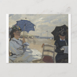 クロード・モネ – ザ・ビーチアット・トラウ絵画ヴィル ポストカード