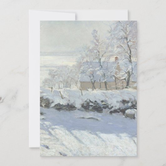 クロード·モネ·ザ·マグピー 招待状 (正面)