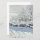 クロード·モネ·ザ·マグピー 招待状 (正面/裏面)