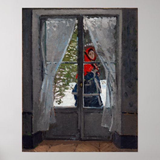 クロード・モネ・ザ・レッド・カーチーフ ポスター (正面)