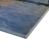 クロード・モネ – シルボートアットルプティ – ジュネビリエ カッティングボード (角)