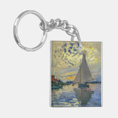 クロード・モネ – シルボートアットルプティ – ジュネビリエ キーホルダー (正面左)
