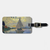 クロード・モネ – シルボートアットルプティ – ジュネビリエ ラゲッジタグ (正面横)