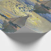 クロード・モネ – シルボートアットルプティ – ジュネビリエ ラッピングペーパー (角)