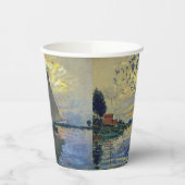 クロード・モネ – シルボートアットルプティ – ジュネビリエ 紙コップ (左)