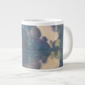 クロード·モネ|ジバニーの近くのセーヌの朝 ジャンボコーヒーマグカップ (正面右)