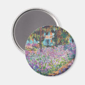 クロード・モネ – ジヴァーンのアーティストガーデン マグネット (正面/裏面)