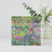 クロード・モネ - ジヴェニー庭園のアイリス 招待状 (スタンド正面)