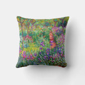 クロード・モネ:ジヴェルニーのアイリスガーデン クッション (裏面)