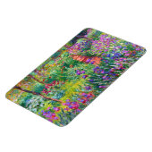 クロード・モネ:ジヴェルニーのアイリスガーデン マグネット (左側)