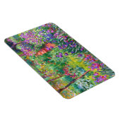 クロード・モネ:ジヴェルニーのアイリスガーデン マグネット (右側)