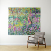 クロード・モネ - ジヴェルニーのアイリス園 タペストリー (インサイチュ(横))