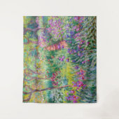 クロード・モネ - ジヴェルニーのアイリス園 タペストリー (正面)