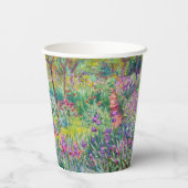 クロード・モネ - ジヴェルニーのアイリス園 紙コップ (裏面)