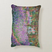 クロード・モネ – ジヴェルニーのアーティストガーデン アクセントクッション (裏面(縦))