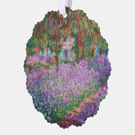 クロード・モネ – ジヴェルニーのアーティストガーデン オーナメントカード (左)