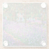 クロード・モネ – ジヴェルニーのアーティストガーデン ガラスコースター (裏面)