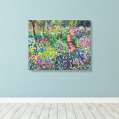 クロード・モネ – ジヴェルニーのアーティストガーデン キャンバスプリント (インサイチュ (ウッドフロア))