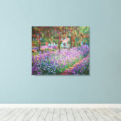 クロード・モネ – ジヴェルニーのアーティストガーデン キャンバスプリント (インサイチュ (ウッドフロア))