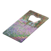 クロード・モネ – ジヴェルニーのアーティストガーデン クレジットカード栓抜き (正面アングル)